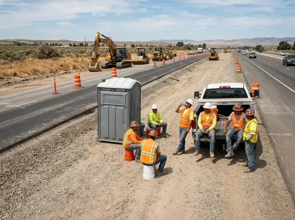 highway-road-construction-crew-007 — frequently asked questions, Porta Potty and Restroom Rentals in Glasgow Village, MO